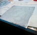 5.fotó Előrajzolás: fehér tempera felvitele a tisztított lemez felületére...szárítás